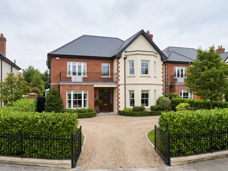 Exterior facade of a substantial detached home in the Berkshire area